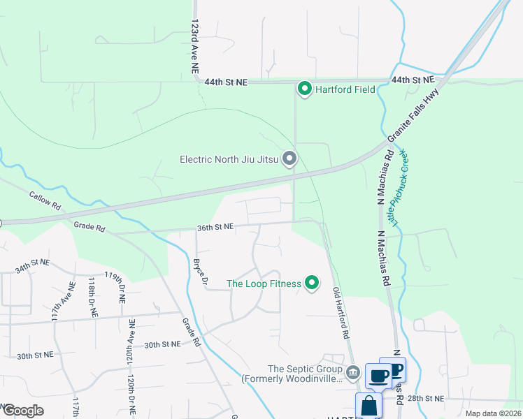 map of restaurants, bars, coffee shops, grocery stores, and more near 3519 Catherine Drive in Lake Stevens