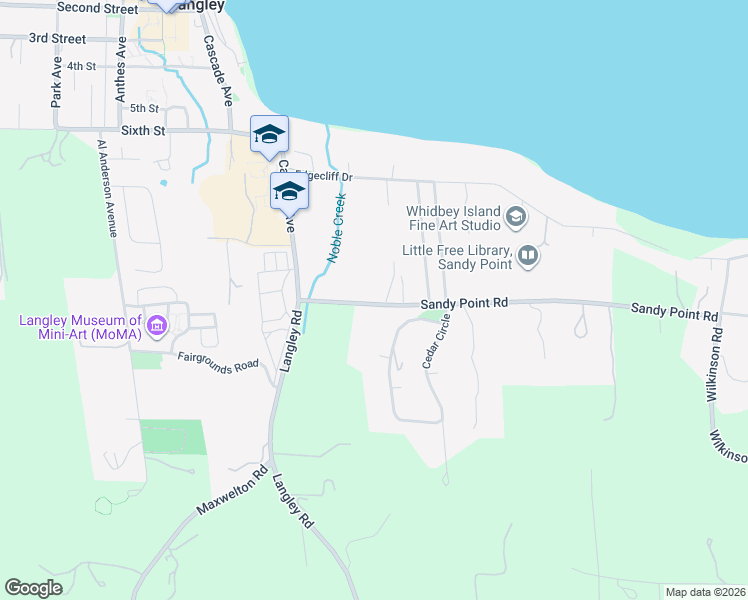 map of restaurants, bars, coffee shops, grocery stores, and more near 881 Cork Lane in Langley
