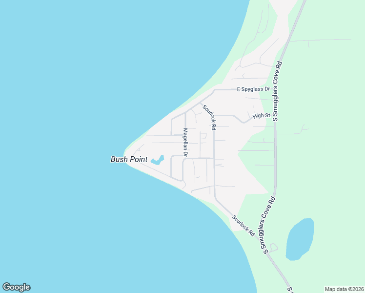 map of restaurants, bars, coffee shops, grocery stores, and more near 246 Lighthouse Way in Freeland