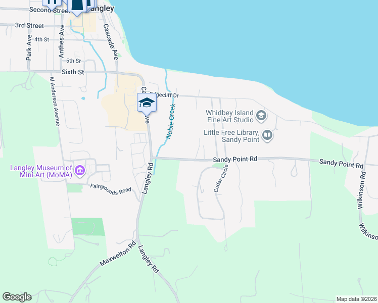 map of restaurants, bars, coffee shops, grocery stores, and more near 881 Cork Lane in Langley