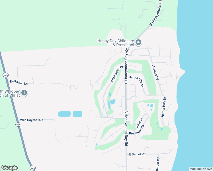 map of restaurants, bars, coffee shops, grocery stores, and more near 4910 South Spinnaker Drive in Freeland
