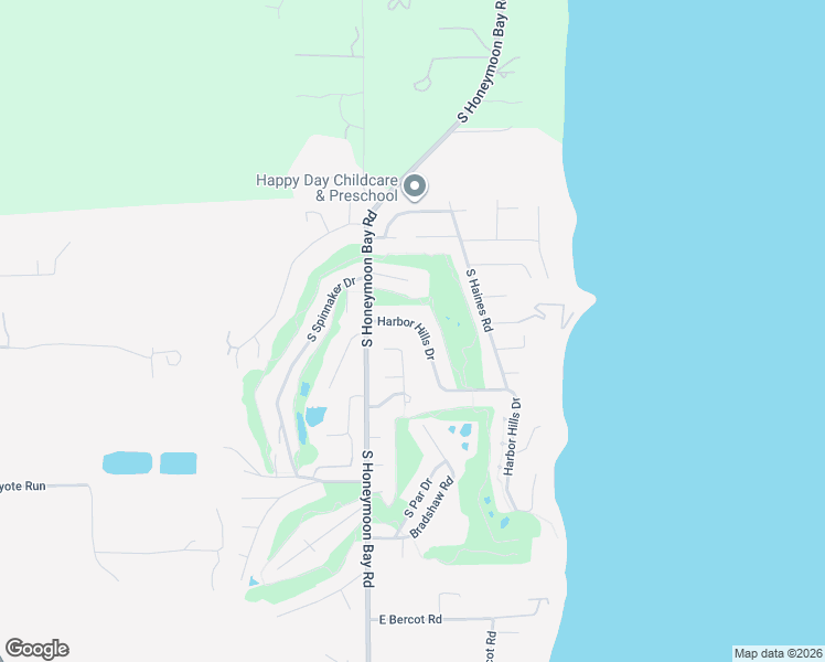 map of restaurants, bars, coffee shops, grocery stores, and more near 4882 Harbor Hills Drive in Freeland