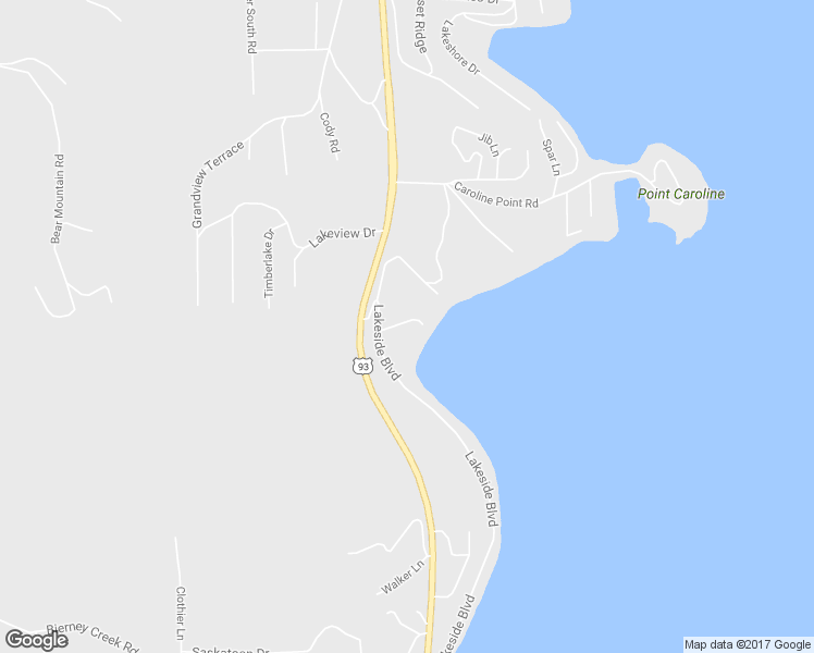 map of restaurants, bars, coffee shops, grocery stores, and more near 125 Lakeside Boulevard in Lakeside