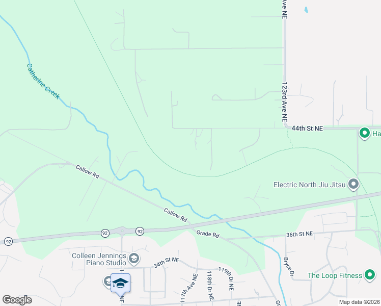 map of restaurants, bars, coffee shops, grocery stores, and more near 7620 9th Street Southeast in Lake Stevens