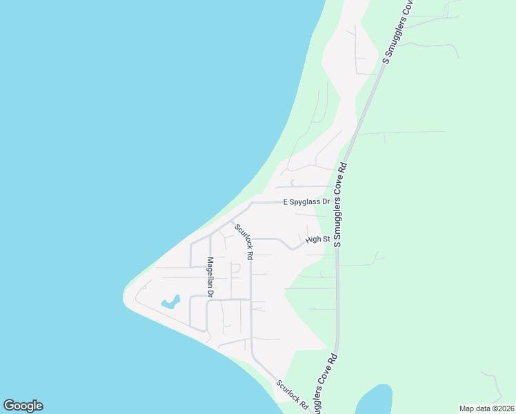 map of restaurants, bars, coffee shops, grocery stores, and more near 288 East Spyglass Drive in Freeland