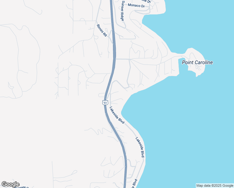 map of restaurants, bars, coffee shops, grocery stores, and more near 125 Lakeside Boulevard in Lakeside