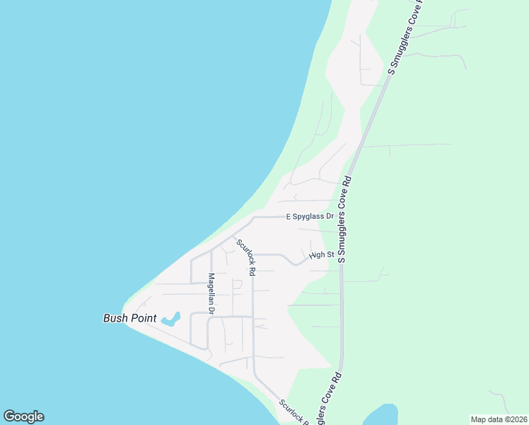 map of restaurants, bars, coffee shops, grocery stores, and more near 320 East Spyglass Drive in Freeland