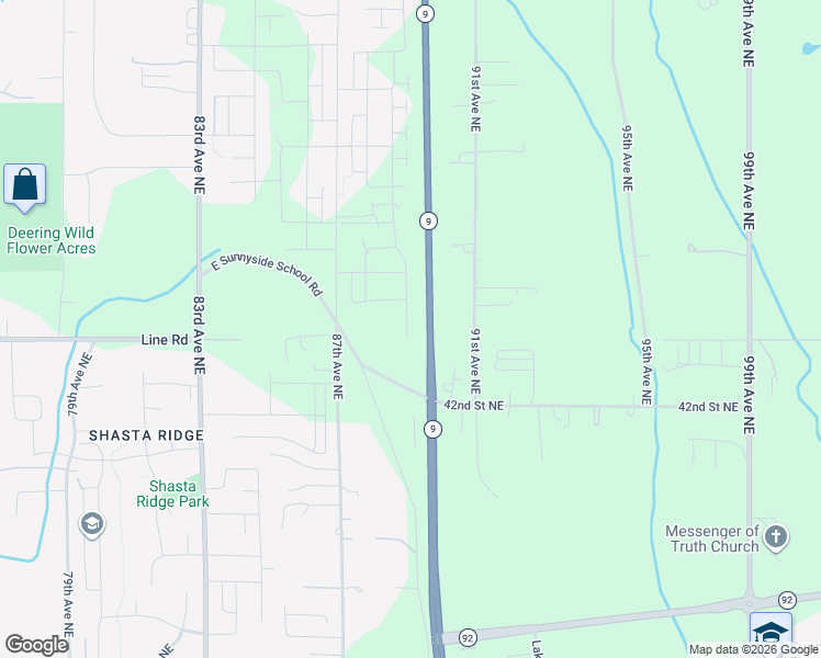 map of restaurants, bars, coffee shops, grocery stores, and more near 4417 88th Drive Northeast in Marysville