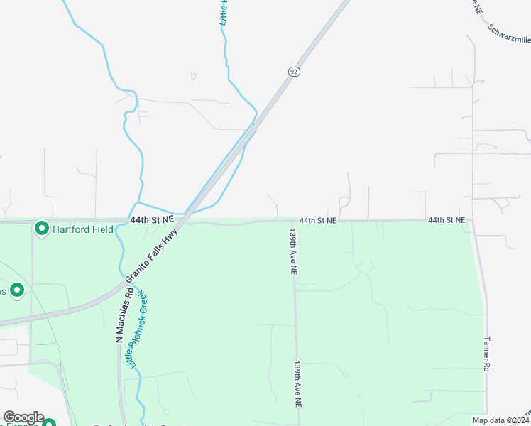 map of restaurants, bars, coffee shops, grocery stores, and more near 13719 44th Street Northeast in Lake Stevens