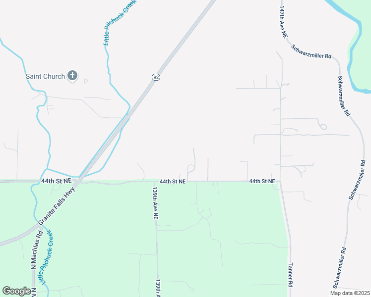 map of restaurants, bars, coffee shops, grocery stores, and more near 14029 44th Street Northeast in Lake Stevens