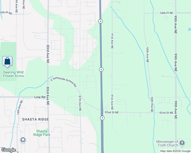 map of restaurants, bars, coffee shops, grocery stores, and more near 4641 88th Drive Northeast in Marysville