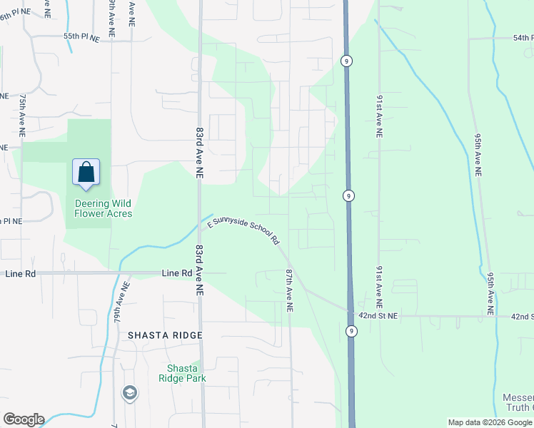 map of restaurants, bars, coffee shops, grocery stores, and more near 8519 46th Place Northeast in Marysville