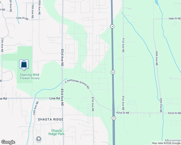 map of restaurants, bars, coffee shops, grocery stores, and more near 8755 47th Place Northeast in Marysville