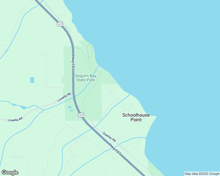 map of restaurants, bars, coffee shops, grocery stores, and more near 356 Schindler Road in Sequim
