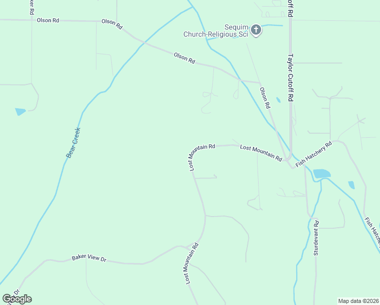 map of restaurants, bars, coffee shops, grocery stores, and more near 1750 Lost Mountain Road in Sequim