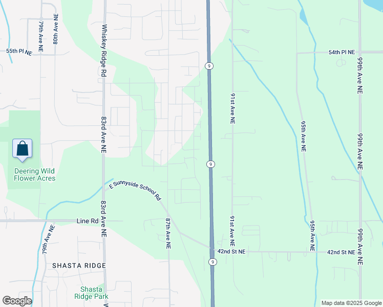 map of restaurants, bars, coffee shops, grocery stores, and more near 4713 87th Avenue Northeast in Marysville