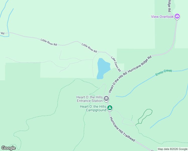 map of restaurants, bars, coffee shops, grocery stores, and more near 505 Lake Dawn Road in Port Angeles