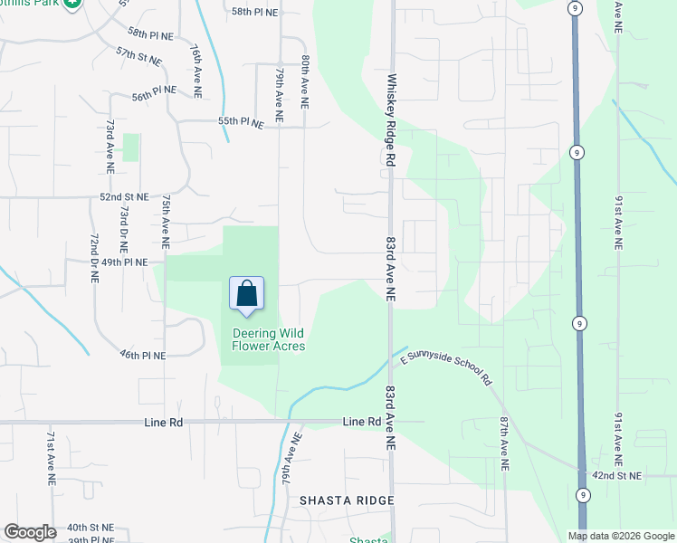 map of restaurants, bars, coffee shops, grocery stores, and more near 8103 49th Street Northeast in Marysville