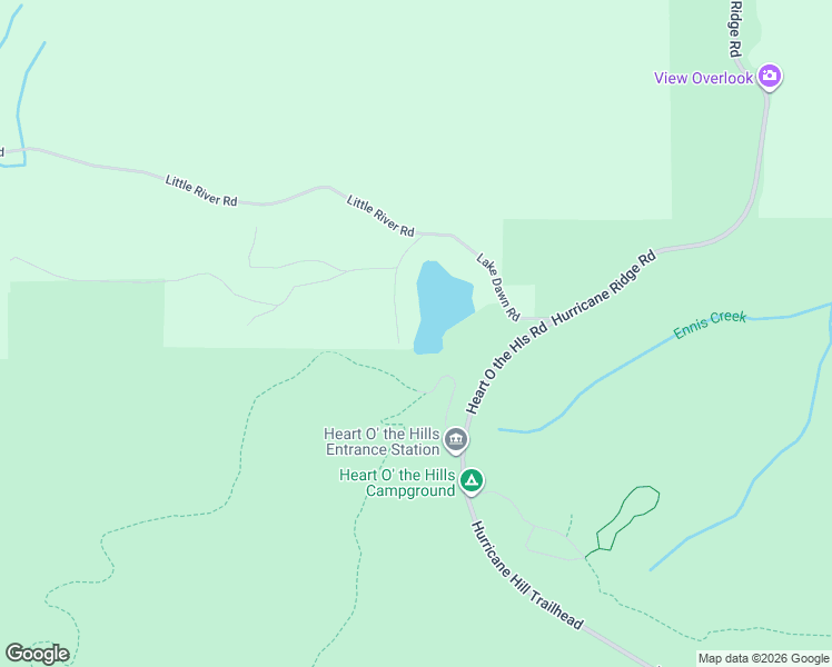 map of restaurants, bars, coffee shops, grocery stores, and more near 505 Lake Dawn Road in Port Angeles