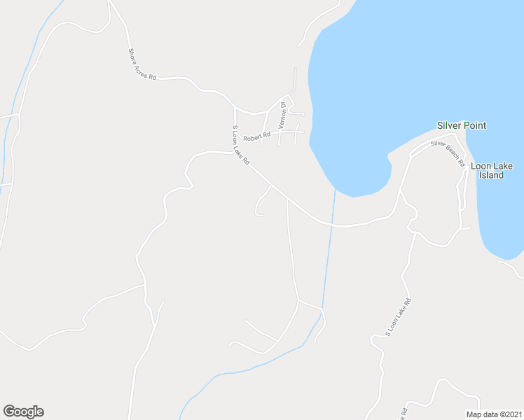 map of restaurants, bars, coffee shops, grocery stores, and more near 42994 South Loon Lake Road in Loon Lake