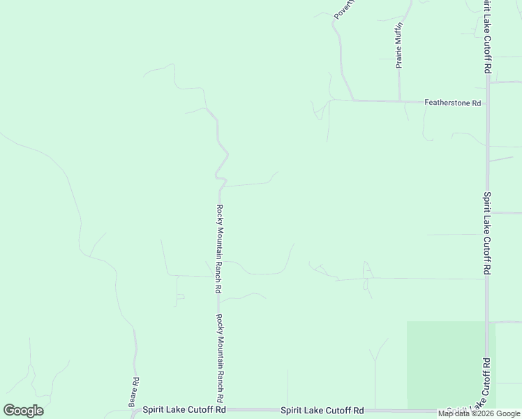 map of restaurants, bars, coffee shops, grocery stores, and more near 411 Rocky Mountain Ranch Road in Spirit Lake