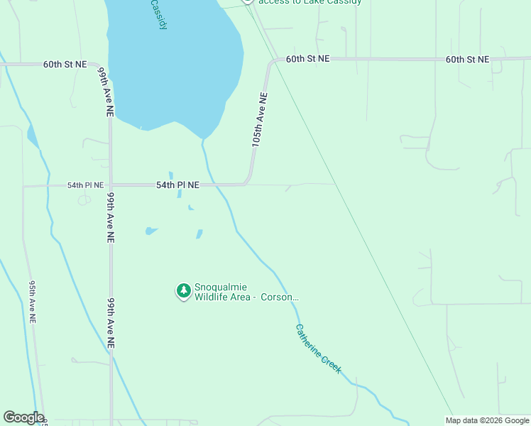 map of restaurants, bars, coffee shops, grocery stores, and more near 10616 54th Place Northeast in Lake Stevens