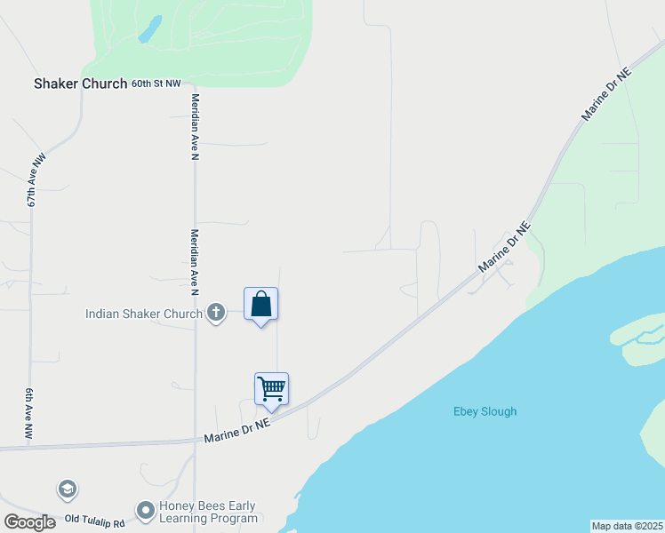 map of restaurants, bars, coffee shops, grocery stores, and more near 404 54th Street Northeast in Tulalip Bay
