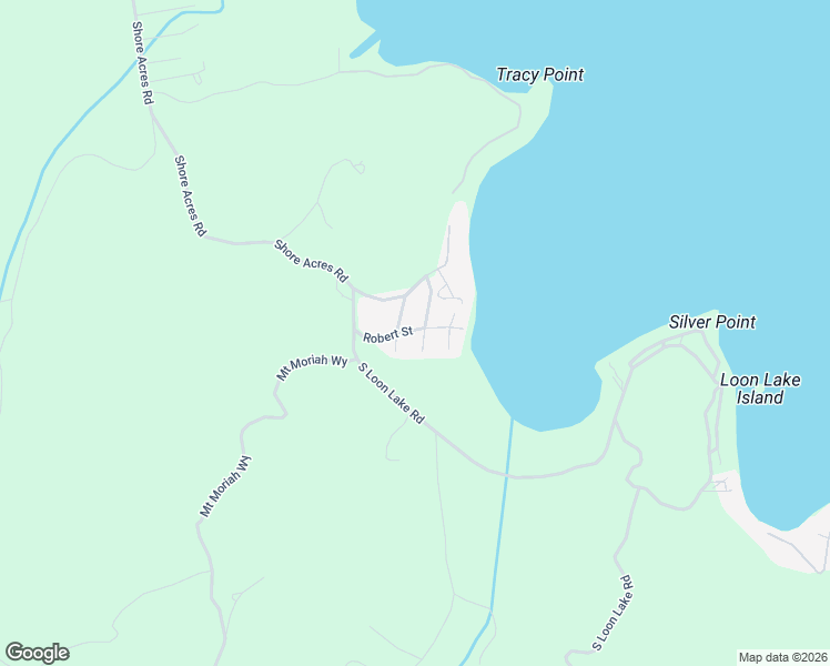 map of restaurants, bars, coffee shops, grocery stores, and more near 41897 Ernest Road in Loon Lake