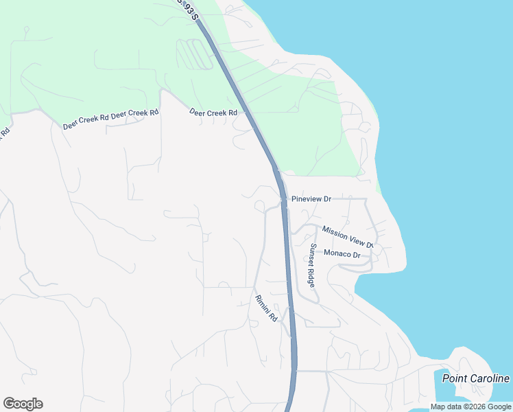 map of restaurants, bars, coffee shops, grocery stores, and more near 105-125 Rimini Road in Lakeside