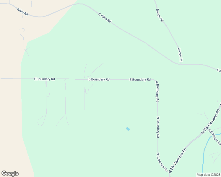 map of restaurants, bars, coffee shops, grocery stores, and more near 11006 East Boundary Road in Elk