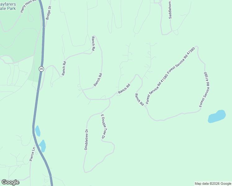 map of restaurants, bars, coffee shops, grocery stores, and more near 633 Ranch Road in Bigfork