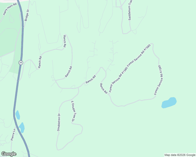 map of restaurants, bars, coffee shops, grocery stores, and more near 604 The Ranch Road in Bigfork
