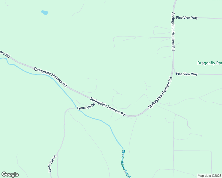 map of restaurants, bars, coffee shops, grocery stores, and more near 4130 Springdale Hunters Road in Springdale