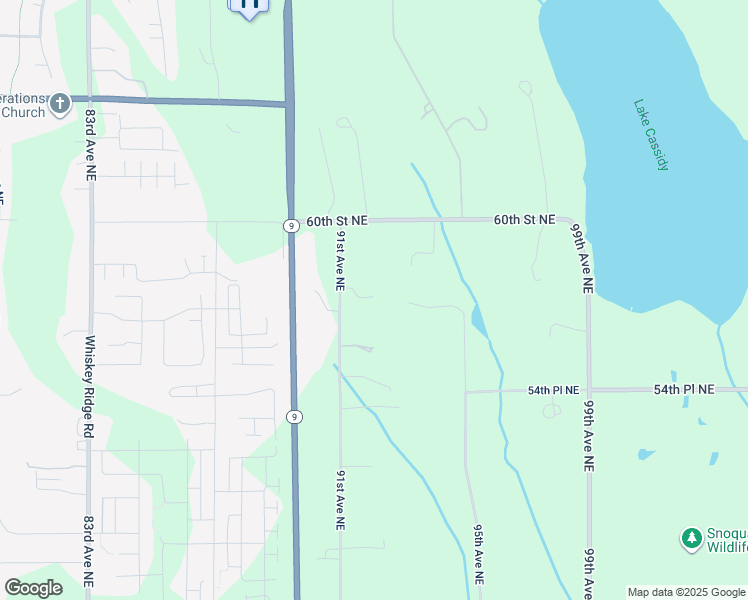 map of restaurants, bars, coffee shops, grocery stores, and more near 5733 91st Avenue Northeast in Lake Stevens