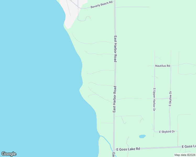 map of restaurants, bars, coffee shops, grocery stores, and more near 4486 East Harbor Road in Freeland