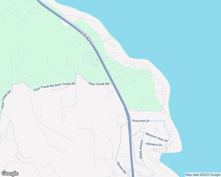 map of restaurants, bars, coffee shops, grocery stores, and more near 6420 U.S. 93 in Lakeside