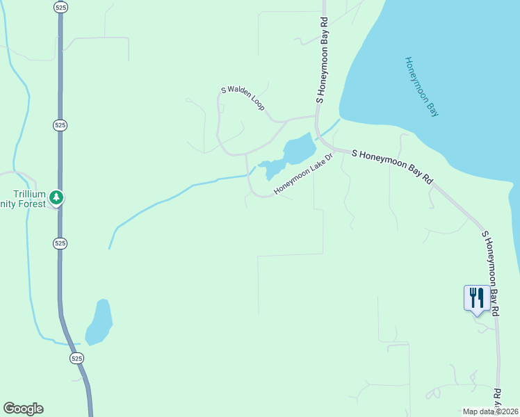 map of restaurants, bars, coffee shops, grocery stores, and more near 1124 Honeymoon Lake Drive in Greenbank