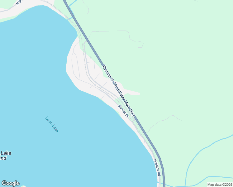 map of restaurants, bars, coffee shops, grocery stores, and more near 40269 Sunnyside Beach Road in Loon Lake