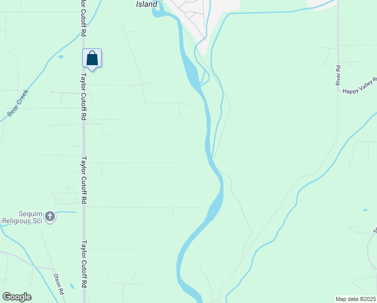 map of restaurants, bars, coffee shops, grocery stores, and more near 353 Clover Lane in Sequim