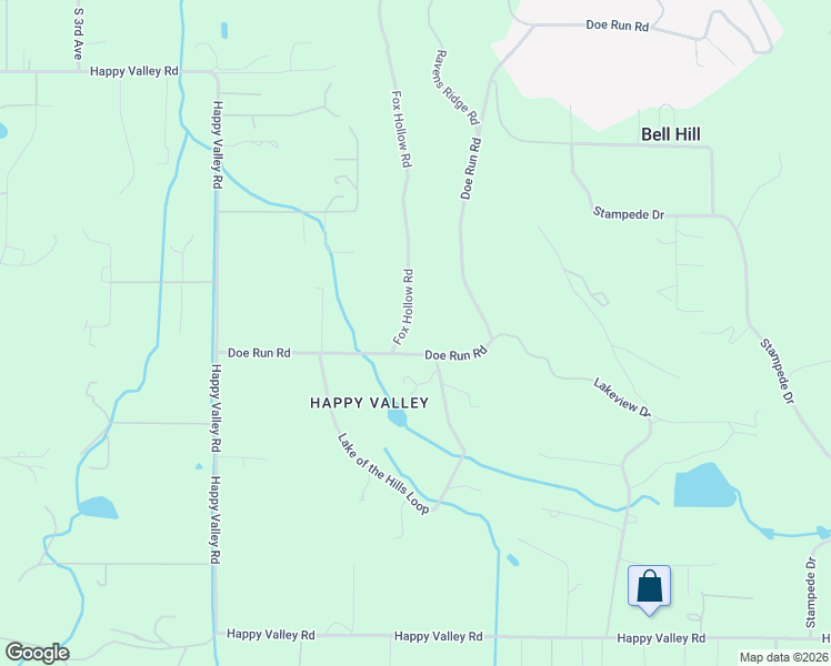 map of restaurants, bars, coffee shops, grocery stores, and more near 2192 Doe Run Road in Sequim