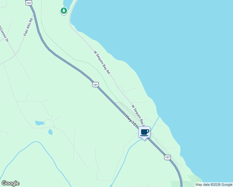 map of restaurants, bars, coffee shops, grocery stores, and more near 268200 U.S. 101 in Sequim
