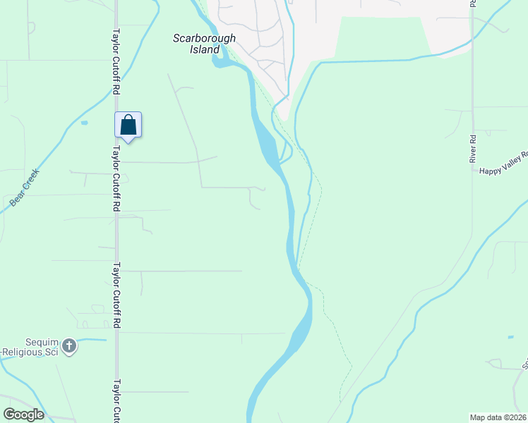 map of restaurants, bars, coffee shops, grocery stores, and more near 77 Road Less Traveled Way in Sequim