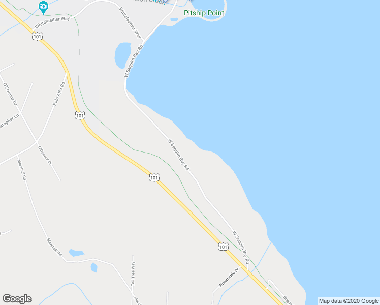 map of restaurants, bars, coffee shops, grocery stores, and more near 3345 West Sequim Bay Road in Sequim