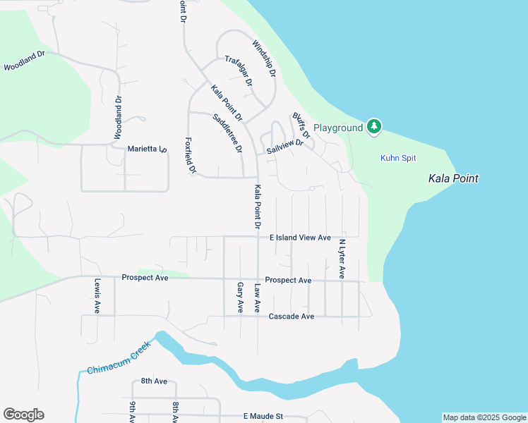 map of restaurants, bars, coffee shops, grocery stores, and more near 204 Kala Point Drive in Port Townsend