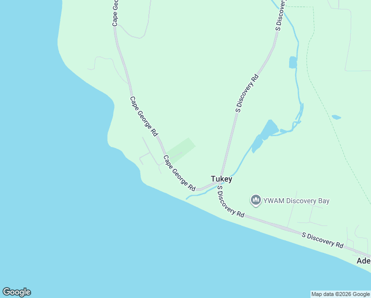 map of restaurants, bars, coffee shops, grocery stores, and more near 7401 Cape George Road in Port Townsend