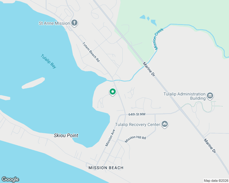 map of restaurants, bars, coffee shops, grocery stores, and more near 6722 Totem Beach Road in Tulalip Bay