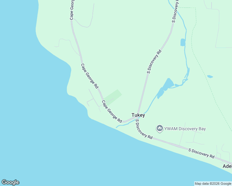 map of restaurants, bars, coffee shops, grocery stores, and more near 7401 Cape George Road in Port Townsend