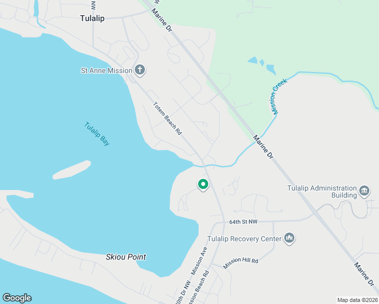 map of restaurants, bars, coffee shops, grocery stores, and more near 6722-6724 Totem Beach Road in Tulalip Bay