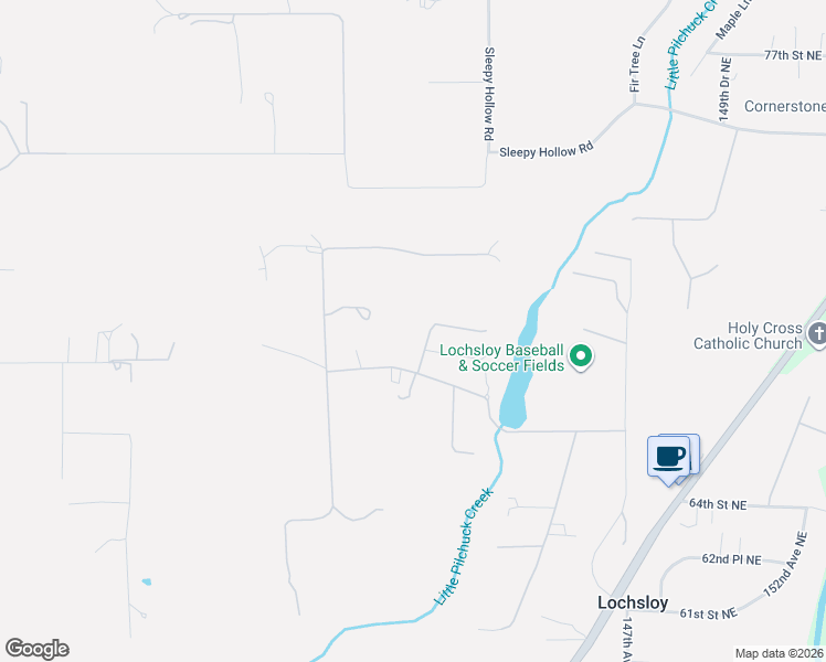 map of restaurants, bars, coffee shops, grocery stores, and more near 14017 66th Street Northeast in Lake Stevens