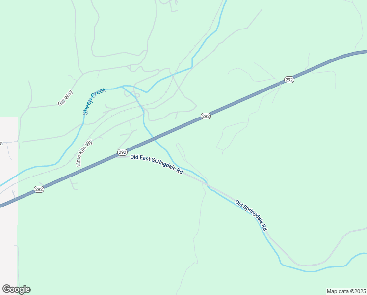 map of restaurants, bars, coffee shops, grocery stores, and more near 4452 Old East Springdale Road in Loon Lake